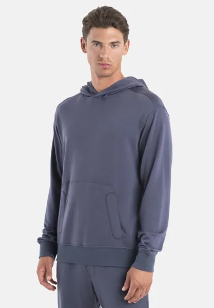 Толстовка Merino Shifter Ii Ls Hoodie Sweatshirt Graphite Icebreaker, графит