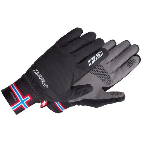 Перчатки лыжные KV+ COLD PRO Norway cross country gloves black/red