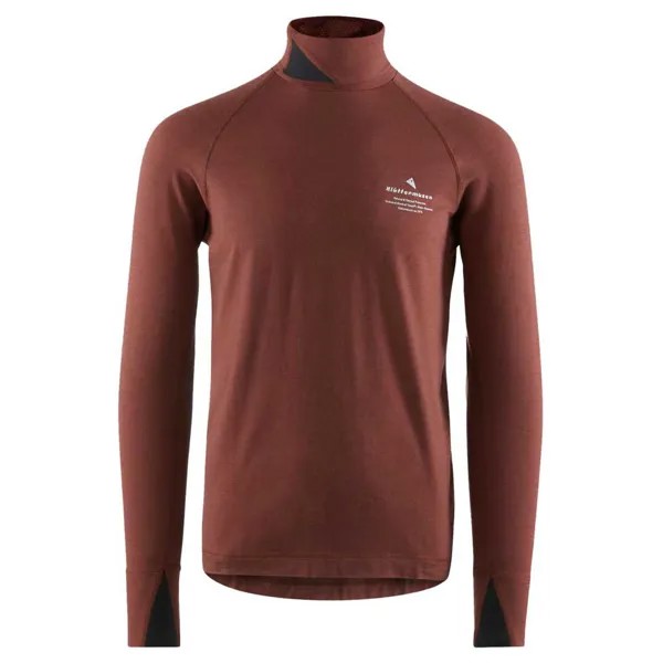 Базовый слой Klättermusen Fafne Long Sleeve Turtle Neck, красный
