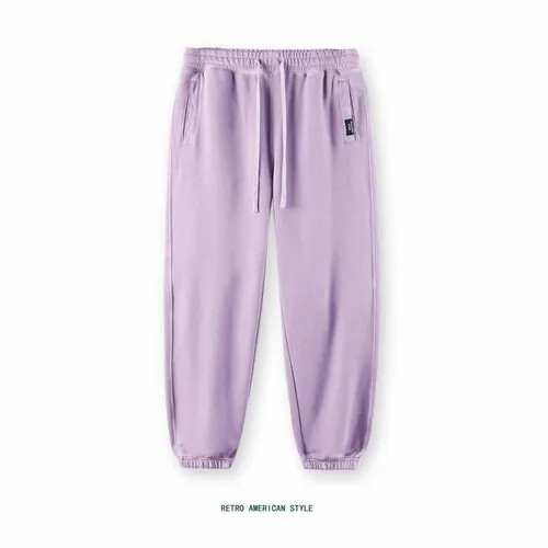 Брюки джоггеры Abercrombie & Fitch, размер S, фиолетовый
