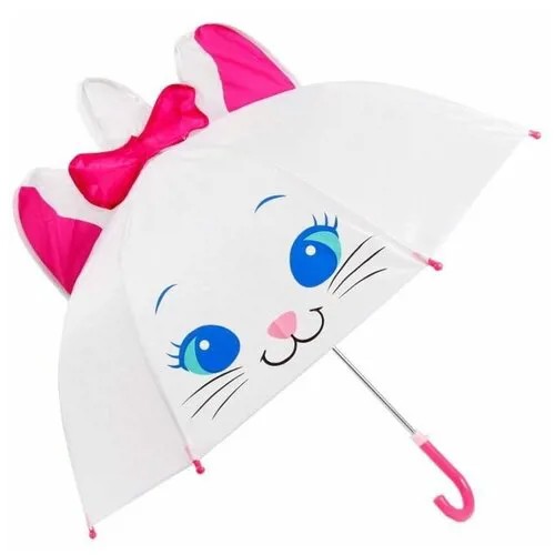 Зонт-трость Mary Poppins, белый, розовый