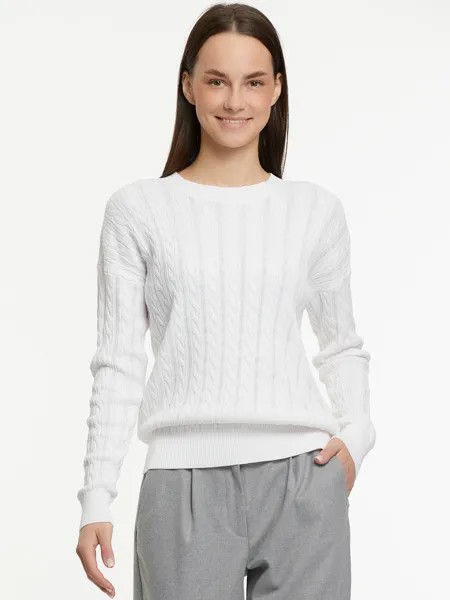 Джемпер женский oodji 63812701 белый XS