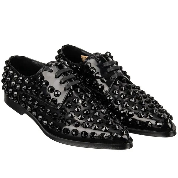 DOLCE - GABBANA Классические ботинки Crystal Pointy Обувь MILLENIALS Черный 40 10 12466