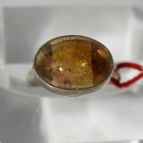 Кольцо True Stones, турмалин, размер 16, оранжевый, желтый