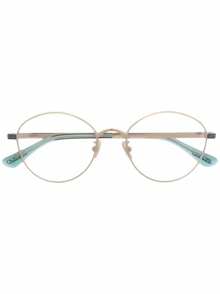 Jimmy Choo Eyewear очки в круглой оправе с блестками