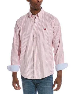Мужская тканая рубашка Brooks Brothers Oxford Stretch Classic Regent Fit, красная, M