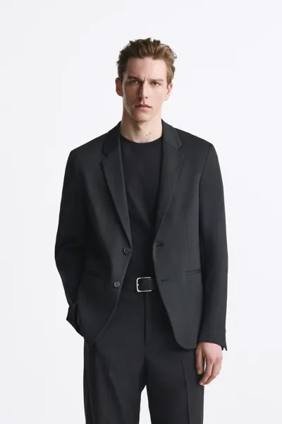 Пиджак мужской ZARA 07484635 черный XL (доставка из-за рубежа)