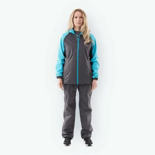 Комплект верхней одежды Dragonfly Мембранный костюм Dragonfly ACTIVE 2.0 Woman Graphite - Blue 2024, размер L, серый, голубой