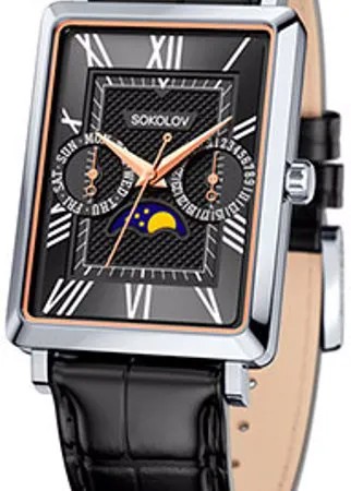 Fashion наручные  мужские часы Sokolov 133.30.00.000.02.01.3. Коллекция Credo