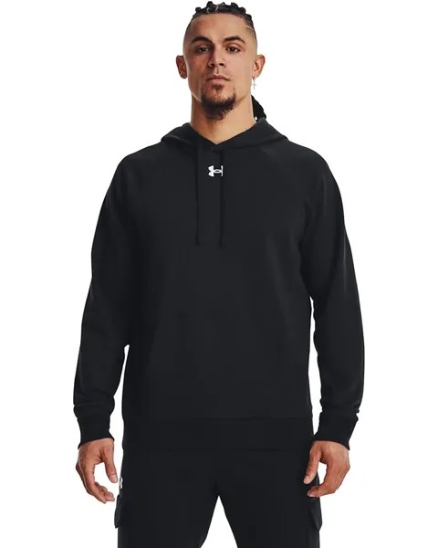 Худи Under Armour Rival Fleece, цвет Black/Wham