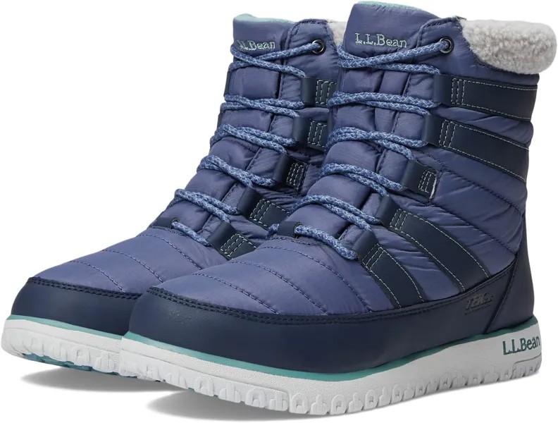 Зимние ботинки Ultralight Boot Quilt Water Resistant Insulated Lace-Up L.L.Bean, цвет Classic Navy/Midnight