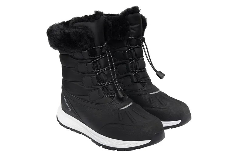 Ботинки зимние Viking Equip Warm WP Zip высокие, черный
