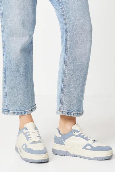 Faith: двухцветные кроссовки Harley на шнуровке Dorothy Perkins, синий