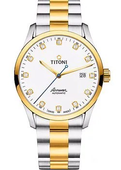 Швейцарские наручные  мужские часы Titoni 83743-SY-582. Коллекция Airmaster