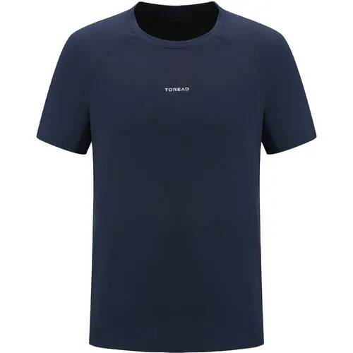Футболка TOREAD Men's running training short-sleeve T-shirt, размер S, синий