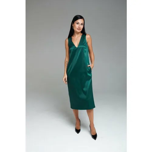 Платье Kasse, размер 46, зеленый