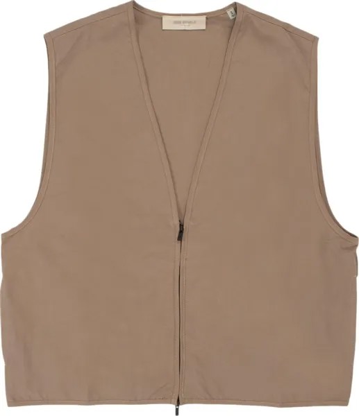 Жилет Fear of God Essentials Vest 'Wood', коричневый