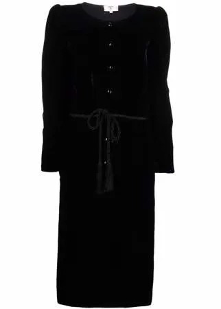Valentino Pre-Owned платье миди 1980-х годов с поясом
