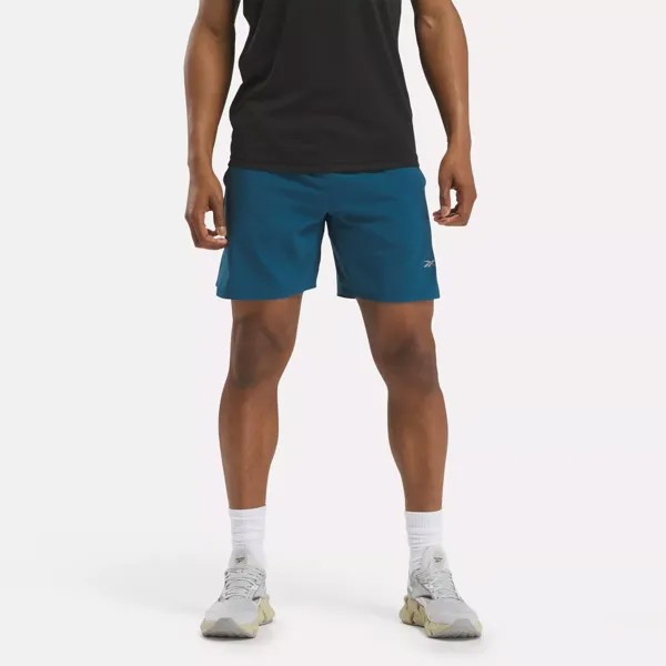 Шорты для бега Reebok, цвет Escape Blue