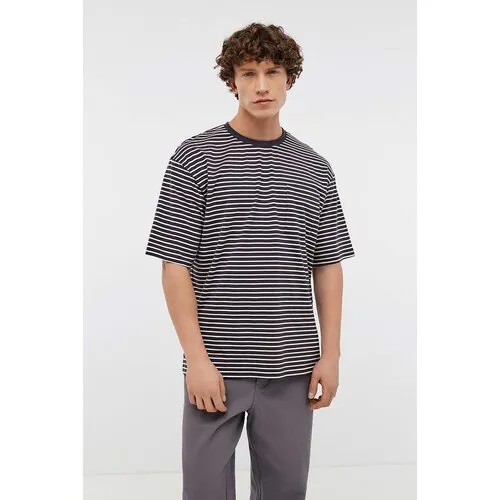 Футболка Baon, размер M, asphalt striped