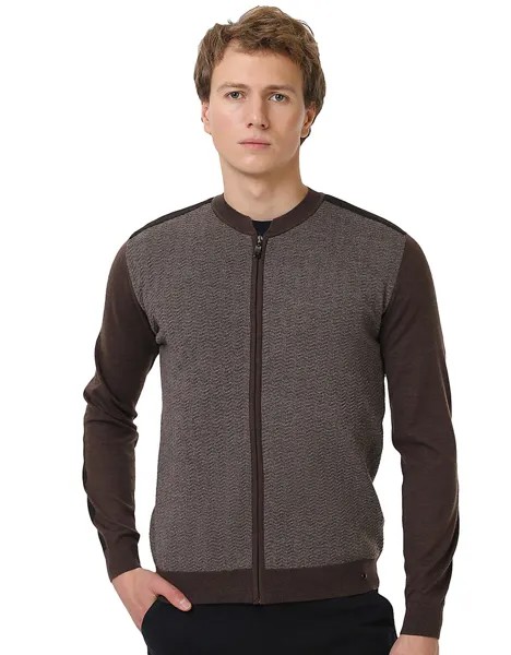 Кардиган мужской 135-30 Gratude коричневый M