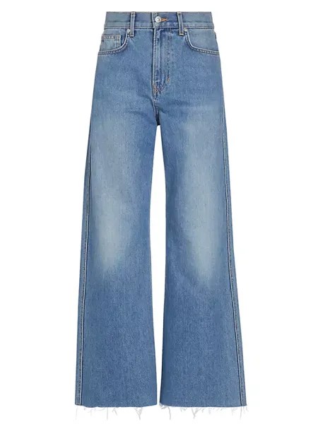Укороченные широкие джинсы Taylor Veronica Beard, цвет wanderer dust