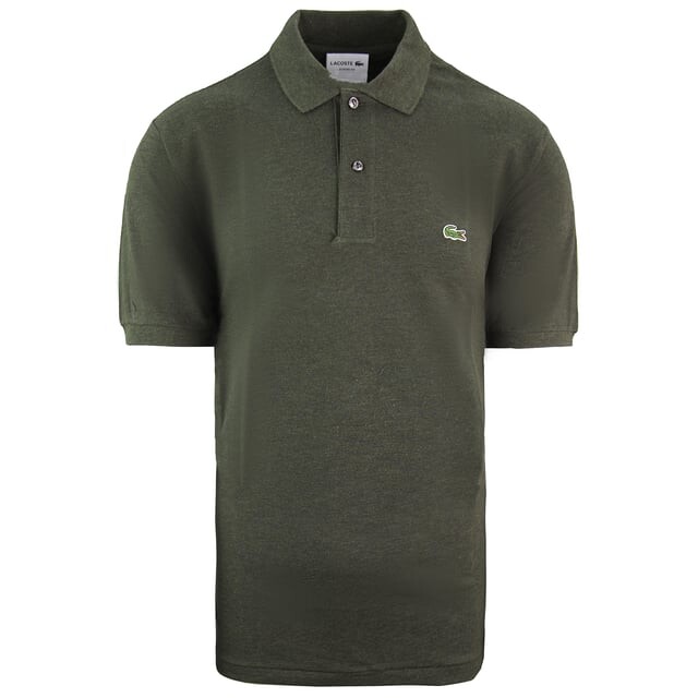 Классическая мужская зеленая рубашка-поло Lacoste, зеленый