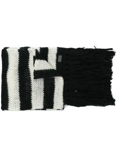 Saint Laurent striped scarf