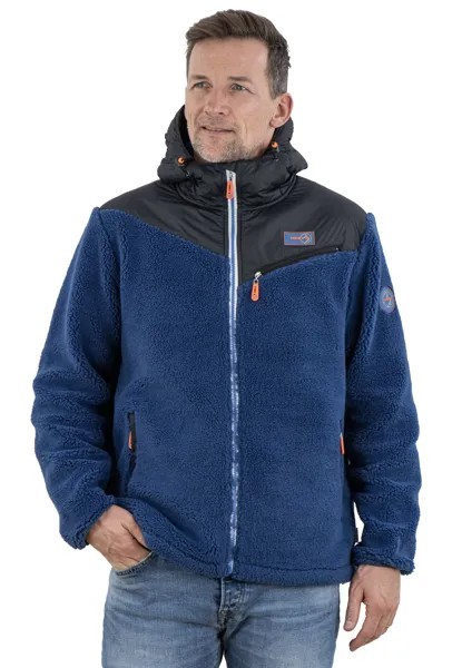 Флисовая куртка First B Sherpafleece Jacke, индиго