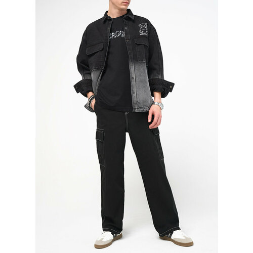 Джинсовая куртка Funday, размер 48, серый