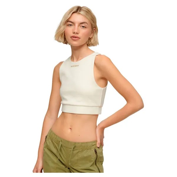 Бюстгальтер Superdry Code Tech Elastic Top Bra, белый