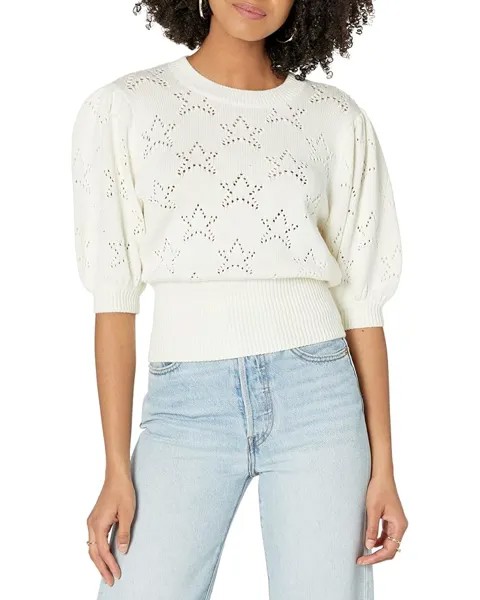 Свитер 7 For All Mankind Star Short Sleeve, цвет Antique White