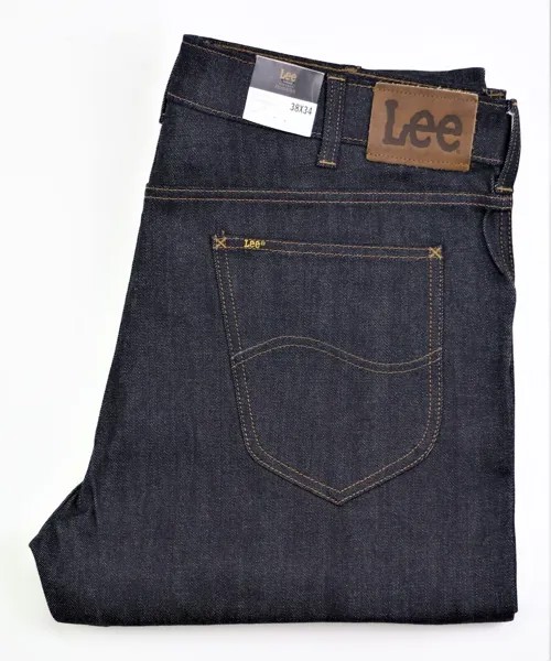 Lee Мужские джинсы Selvedge Modern Vintage Regular Fit Tapered Leg W38 L34 Raw New