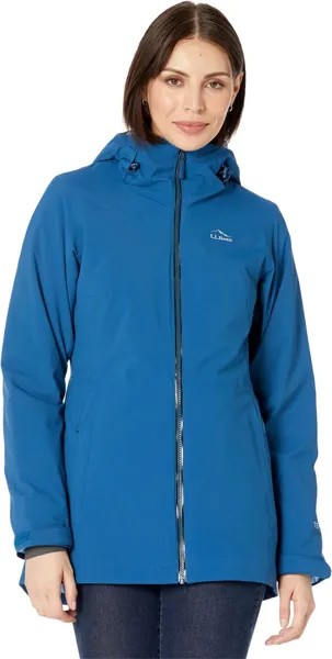 Водонепроницаемая компактная куртка Primaloft L.L.Bean, цвет Dark Marine Blue