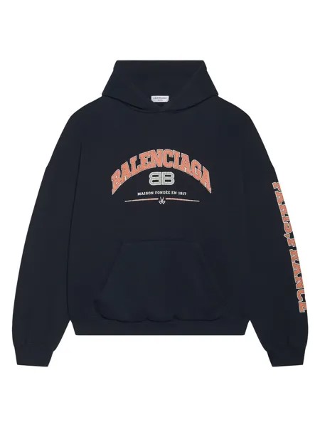 Худи Maison широкого кроя Balenciaga, черный