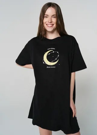 Ночная сорочка женская ТВОЕ черная XS