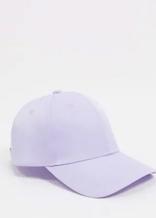Лавандовая бейсболка ASOS DESIGN-Фиолетовый цвет