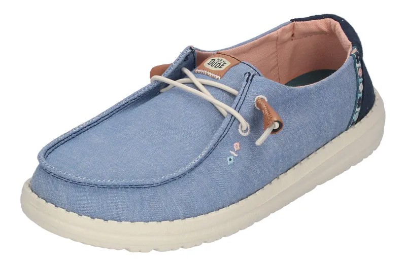 Шлепанцы Hey Dude Halbschuhe WENDY Chambray Boho, синий