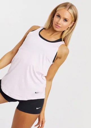 Розовая майка Nike Training Victory Elastika-Розовый цвет