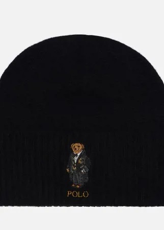 Шапка Polo Ralph Lauren Holiday Bear Wool/Cashmere, цвет чёрный