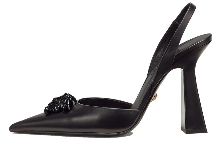 Туфли-лодочки La Medusa 12 мм с открытой пяткой Versace