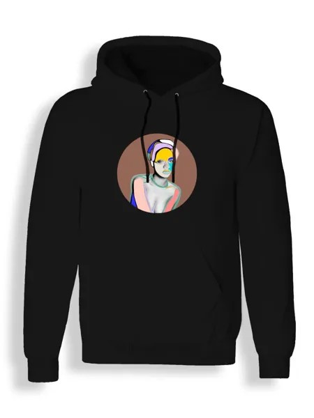 Худи унисекс СувенирShop Рианна/Rihanna 9 черное L
