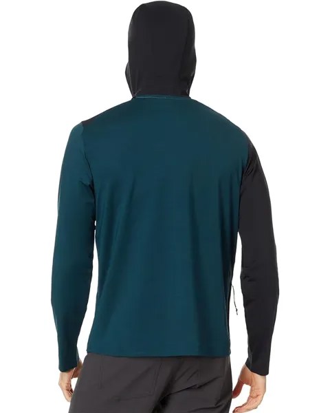 Худи Oakley Gravity Range Pullover Hoodie, цвет Oil Blue/Black Heather