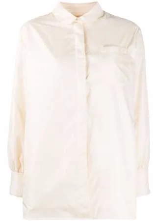 ASPESI пальто-рубашка с потайной застежкой на пуговицах