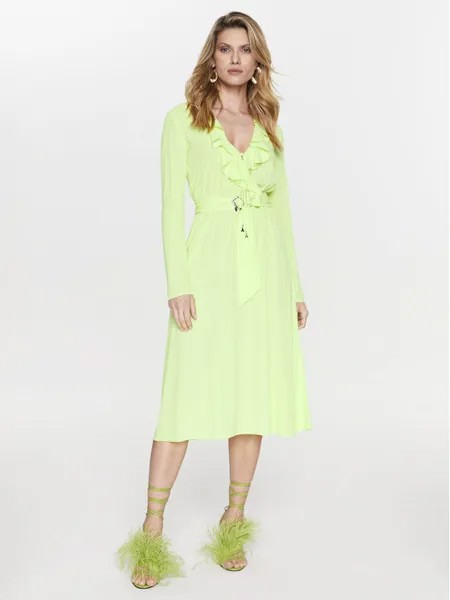 Коктейльное платье regular fit Patrizia Pepe, зеленый