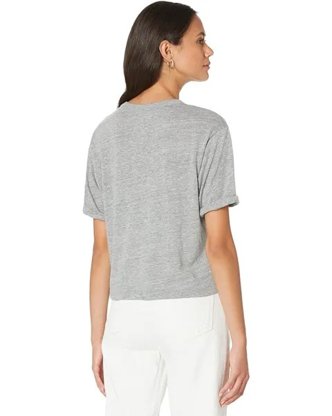 Футболка Chaser GD Tri-Blend Jersey Cuff Sleeve Tee, цвет Streaky Grey