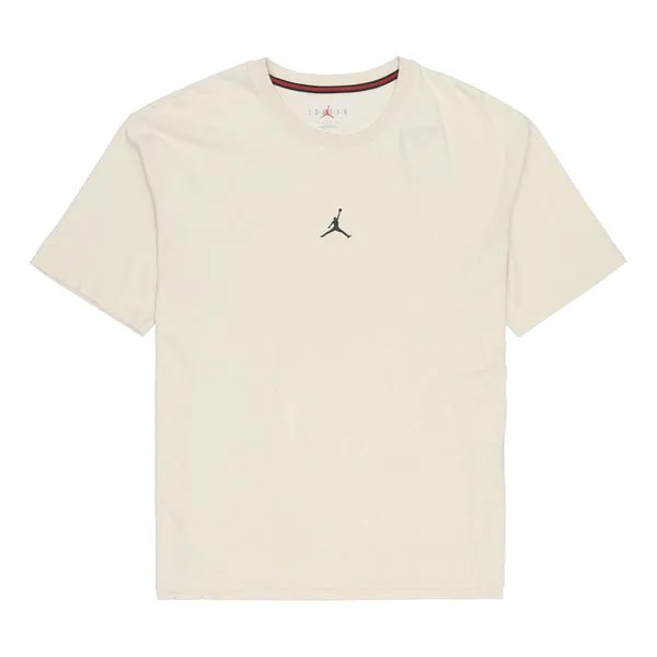 Футболка Air Jordan Solid Color Round Neck Short Sleeve T-Shirt Men's White, белый