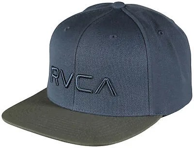 Кепка Snapback из твила RVCA — Оливковая — Новинка