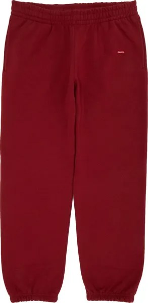 Спортивные брюки Supreme Small Box Sweatpant 'Dark Red', красный