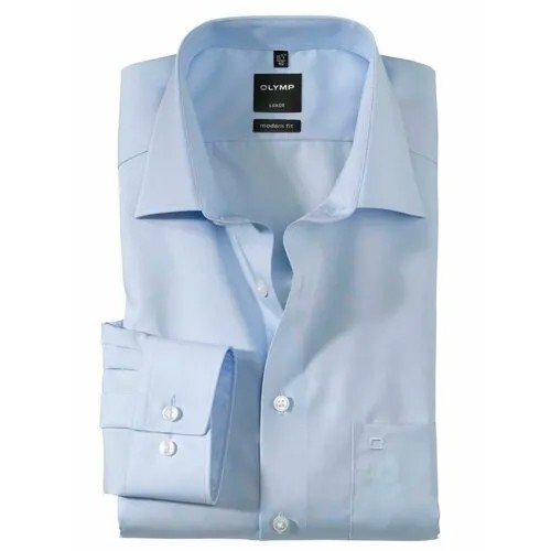 Рубашка OLYMP, размер 39, голубой